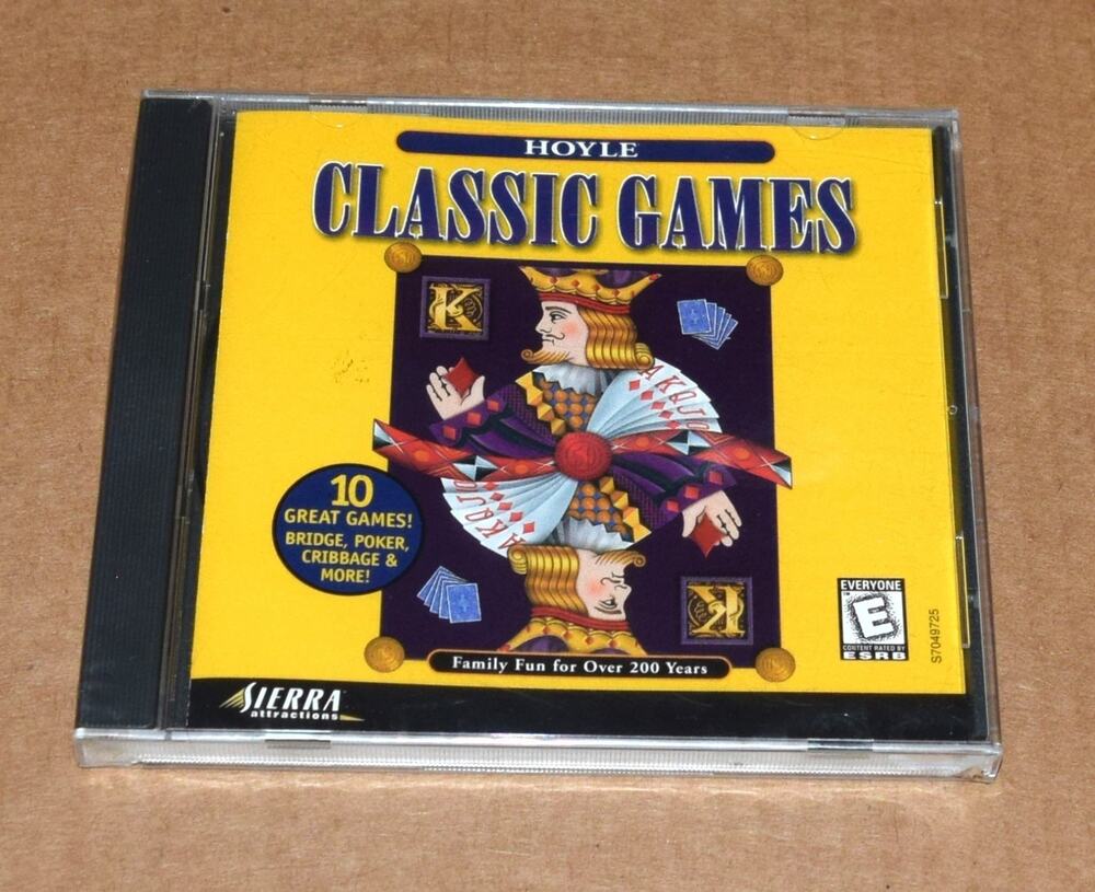 Hoyle Classic Games CD-ROM Windows 95/3.1. New Sealed Box
